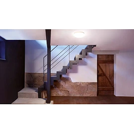 STEINEL RS 16 L S — Indoor wall/ceiling light with HF sensor, E27, IP44