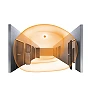 RS PRO P1 flat S, 9.4W, 965 lm, Steinel - indoor sensor lamp