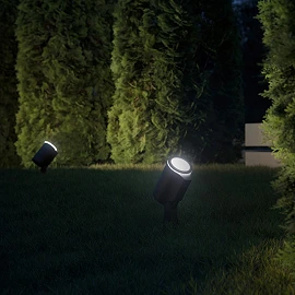 STEINEL Spot Garden — garden spike light, 1x GU10, anthracite, IP44, 3000K