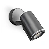 STEINEL Spot ONE S — wall spotlight with PIR, 1x GU10, anthracite, IP44, 3000K