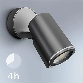 STEINEL Spot ONE SC — Bluetooth PIR wall spotlight, 1x GU10, anthracite, IP44, 3000K