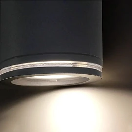 STEINEL Spot ONE SC — Bluetooth PIR wall spotlight, 1x GU10, anthracite, IP44, 3000K