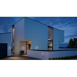 STEINEL Spot ONE — wall spotlight, 1x GU10, anthracite, IP44, 3000K