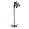 STEINEL Spot Way SC — Bluetooth PIR path light, 1x GU10, anthracite, IP44, 3000K