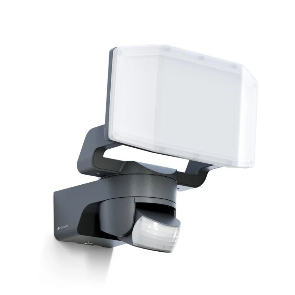 Steinel XLED Protect S LED Outdoor Floodlight with Motion Sensor, 14.3W, 3000K, IP54
