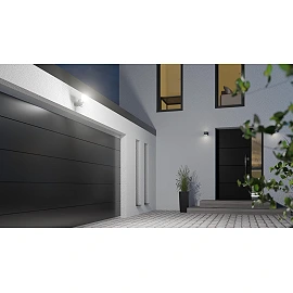 Steinel XLED Protect S LED Outdoor Floodlight with Motion Sensor, 14.3W, 3000K, IP54