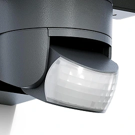 Steinel XLED Protect S LED Outdoor Floodlight with Motion Sensor, 14.3W, 3000K, IP54