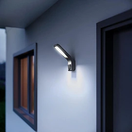 XLed slim, outdoor sensorlight, white or anthracite, STEINEL
