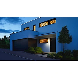 STEINEL XLED slim S outdoor LED sensor floodlight, 7.2 W, 648 lm, 3000 K, anthracite — 012052