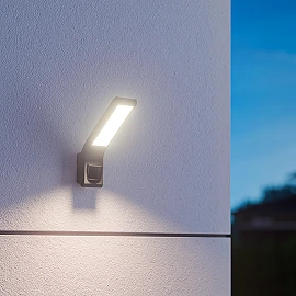 STEINEL XLED slim S outdoor LED sensor floodlight, 7.2 W, 648 lm, 3000 K, anthracite — 012052