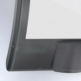 STEINEL XLED curved S āra LED sensorprožektors, 9,3 W, 862 lm, 3000 K, antracīts — 012076
