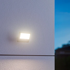 STEINEL XLED curved S āra LED sensorprožektors, 9,3 W, 862 lm, 3000 K, antracīts — 012076