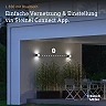 STEINEL L 830 SC Cubo āra sienas sensorlampa, Bluetooth, 9,1 W, 493 lm, 3000 K, antracīta — 055493