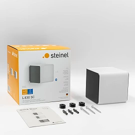STEINEL L 830 SC Cubo āra sienas sensorlampa, Bluetooth, 9,1 W, 493 lm, 3000 K, antracīta — 055493