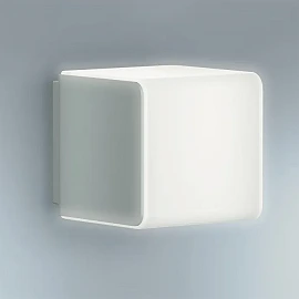 STEINEL L 830 SC Cubo āra sienas sensorlampa, Bluetooth, 9,1 W, 523 lm, 3000 K, sudraba — 055509