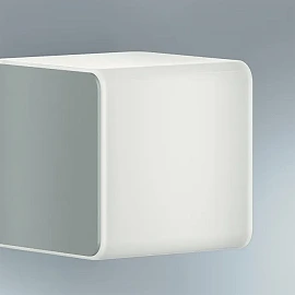 STEINEL L 830 SC Cubo āra sienas sensorlampa, Bluetooth, 9,1 W, 523 lm, 3000 K, sudraba — 055509