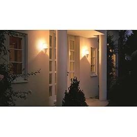 STEINEL L 400 S outdoor wall sensor light, E27, 240°, IP44, black — 611019