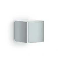 STEINEL L 840 SC Cube outdoor wall sensor light, Bluetooth, 9.1 W, 319 lm, 3000 K, IP44, silver — 055547