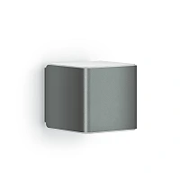 STEINEL L 840 C Cube outdoor wall light without sensor, Bluetooth, 9.1 W, 319 lm, 3000 K, IP44, anthracite — 079277