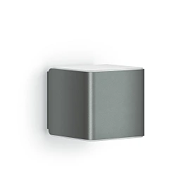 STEINEL L 840 C Cube outdoor wall light without sensor, Bluetooth, 9.1 W, 319 lm, 3000 K, IP44, anthracite — 079277