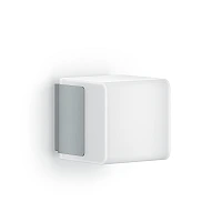 STEINEL L 835 SC Cube outdoor wall sensor light, Bluetooth, 9.1 W, 616 lm, 3000 K, IP44, silver — 055523