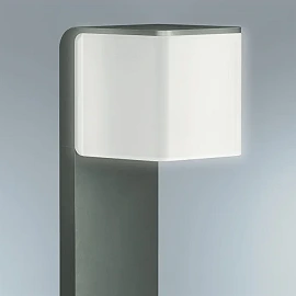 STEINEL GL 80 SC outdoor LED bollard with sensor, Bluetooth, 9.1 W, 650 lm, 3000 K, IP44, anthracite — 055479