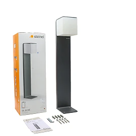 STEINEL GL 80 C outdoor LED bollard without sensor, Bluetooth, 9.1 W, 650 lm, 3000 K, IP44, anthracite — 079284