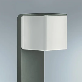 STEINEL GL 80 C outdoor LED bollard without sensor, Bluetooth, 9.1 W, 650 lm, 3000 K, IP44, anthracite — 079284