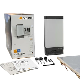 STEINEL L 270 digi SC outdoor wall light with sensor and house-number panel, Bluetooth, 7.8 W, 637 lm, 3000 K, anthracite — 067205