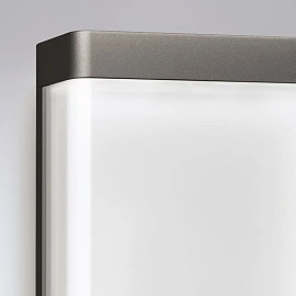 STEINEL L 270 digi SC outdoor wall light with sensor and house-number panel, Bluetooth, 7.8 W, 637 lm, 3000 K, anthracite — 067205