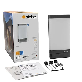 STEINEL L 271 digi SC āra sienas lampa ar sensoru, Bluetooth, 6,6 W, 566 lm, 3000 K, antracīta — 067212