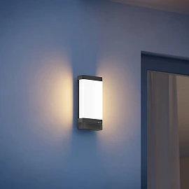 STEINEL L 271 digi C outdoor wall light without sensor, Bluetooth, 6.6 W, 566 lm, 3000 K, anthracite — 068714