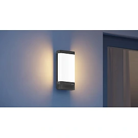 STEINEL L 271 digi C outdoor wall light without sensor, Bluetooth, 6.6 W, 566 lm, 3000 K, anthracite — 068714