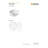 STEINEL PD-24 ECO COM1 AP klātbūtnes sensors, virsapmetuma montāžai, 360°, kustība Ø24 m, balts — 087838