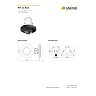 STEINEL PD-24 ECO COM1 DE klātbūtnes sensors, piekārtajos griestos iebūvējams, 360°, kustība Ø24 m, melns — 087845