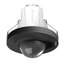 STEINEL PD-24 ECO COM1 DE presence detector, in-ceiling, 360°, motion Ø24 m, black — 087845