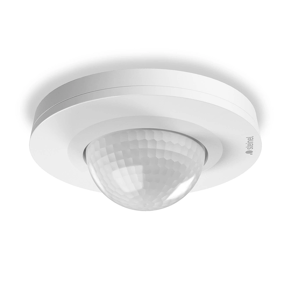 STEINEL PD-24 ECO COM1 UP presence detector, flush-mounted in a box, 360°, motion Ø24 m, white — 087876