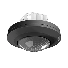STEINEL PD-8 ECO COM1 UP presence detector, flush-mounted in a box, 360°, motion Ø8 m, black — 087920