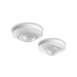 STEINEL PD-8 ECO COM1 UP presence detector, flush-mounted in a box, 360°, motion Ø8 m, white — 087937