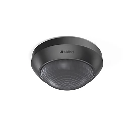 STEINEL IS 360-3 virsapmetuma griestu kustības sensors, 360°, Ø24 m, IP54, melns — 006525