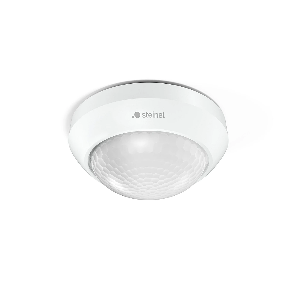 STEINEL IS 360-3 surface-mounted ceiling motion detector, 360°, Ø24 m, IP54, white — 006532