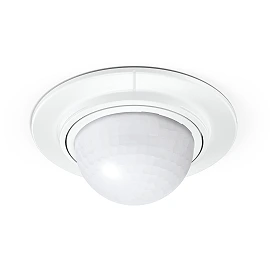 STEINEL IS 360-1 DE recessed ceiling motion detector, 360°, Ø8 m, IP54, white — 032845