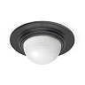 STEINEL IS 360-1 DE griestos iebūvējams kustības sensors, 360°, Ø8 m, IP54, melns — 032852