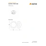 STEINEL IS 2360-3 ECO virsapmetuma griestu kustības sensors, 360°, Ø24 m, IP54, balts — 057770