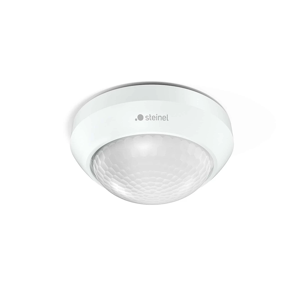 STEINEL IS 2360-3 ECO surface-mounted ceiling motion detector, 360°, Ø24 m, IP54, white — 057770