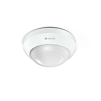 STEINEL IS 2360-3 ECO surface-mounted ceiling motion detector, 360°, Ø24 m, IP54, white — 057770