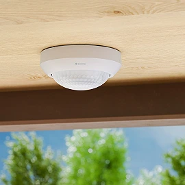 STEINEL IS 360-3 surface-mounted ceiling motion detector, 360°, Ø24 m, IP54, white — 006532