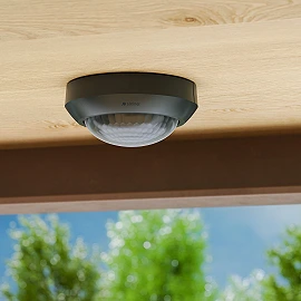 STEINEL IS 360-3 virsapmetuma griestu kustības sensors, 360°, Ø24 m, IP54, melns — 006525