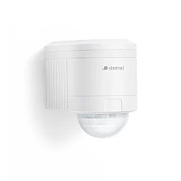 STEINEL IS 240 DUO sienas kustības sensors, 240°, līdz 12 m, IP54, balts — 602819