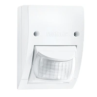 STEINEL IS 2160 ECO wall motion detector, 160°, up to 12 m, IP54, white — 606015
